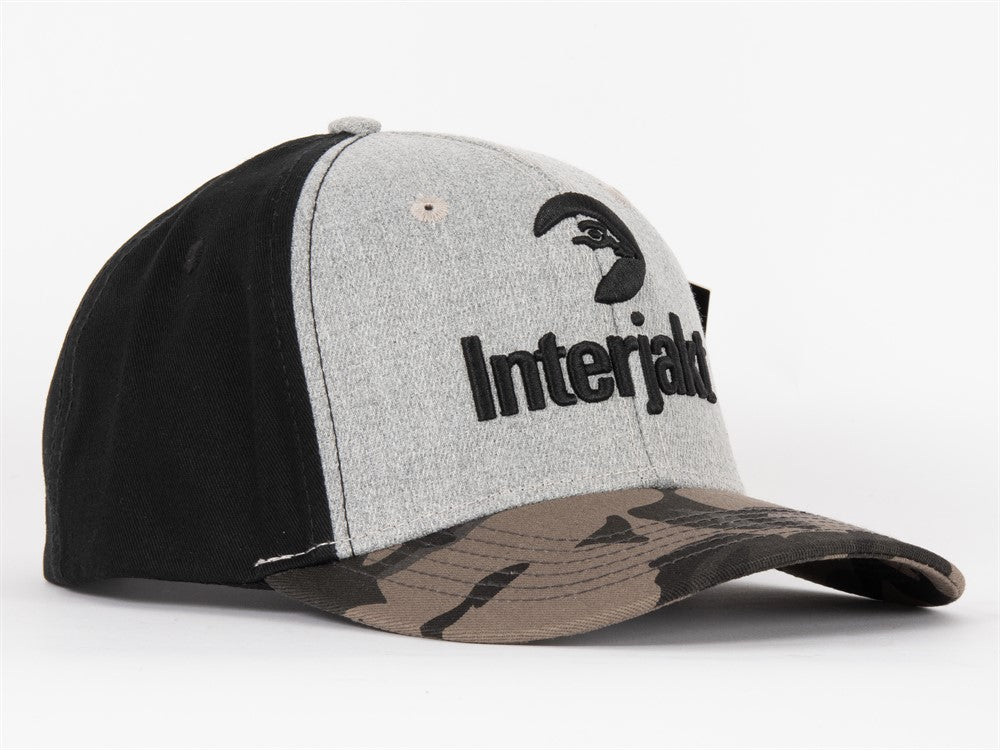 Interjakt caps sort/grå/camo